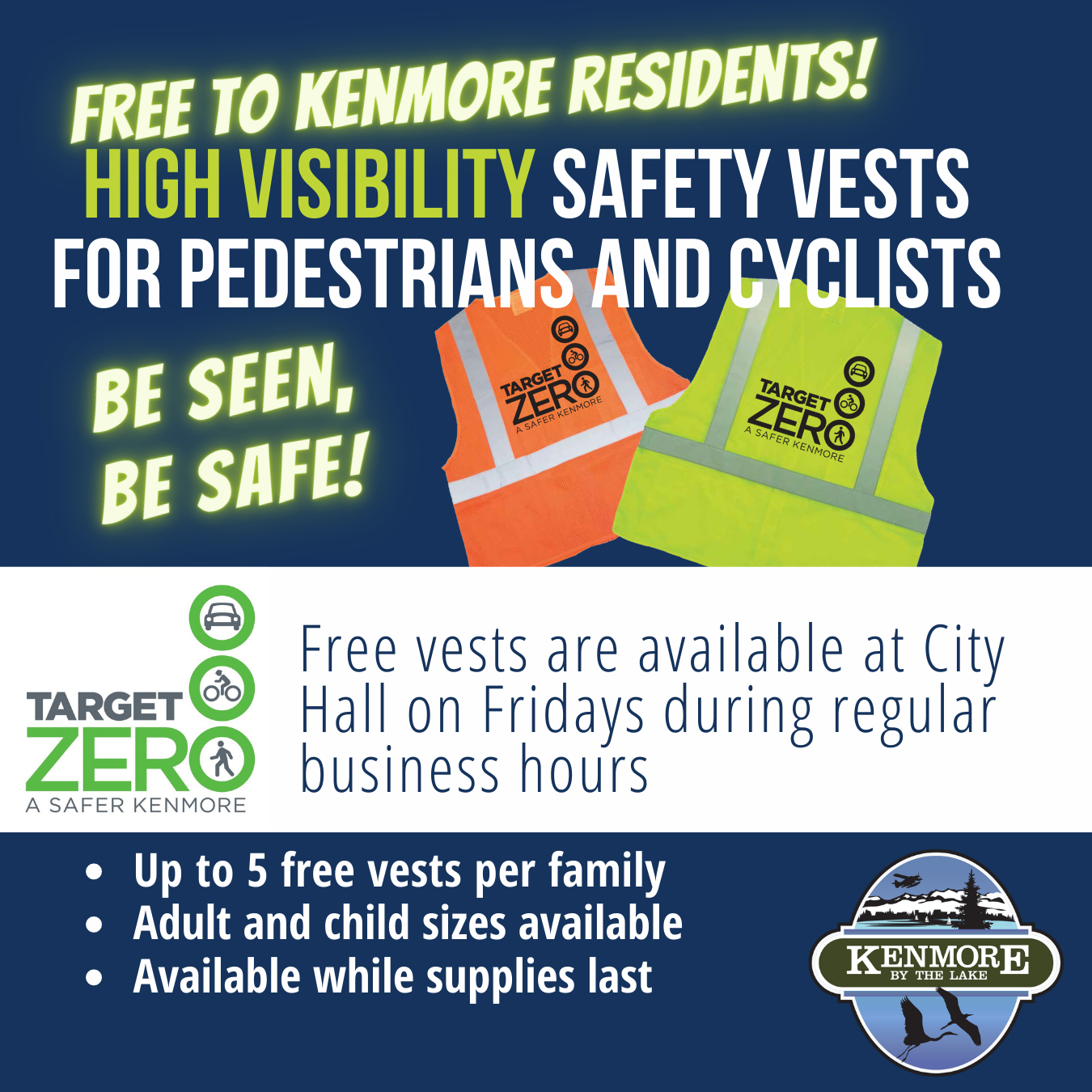 Target Zero Vest Giveaway at City Hall