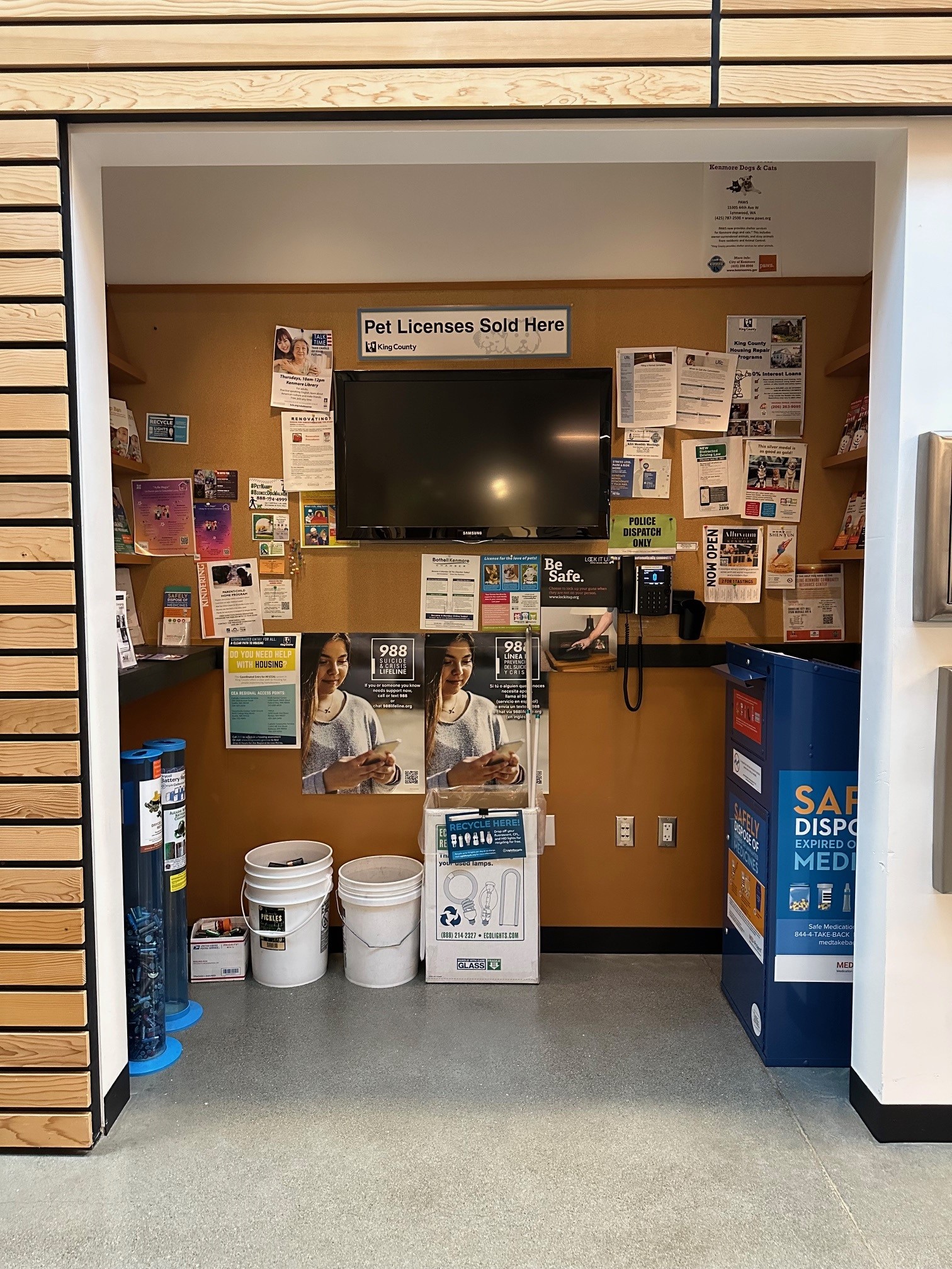 Alcove in City Hall Lobby Full View