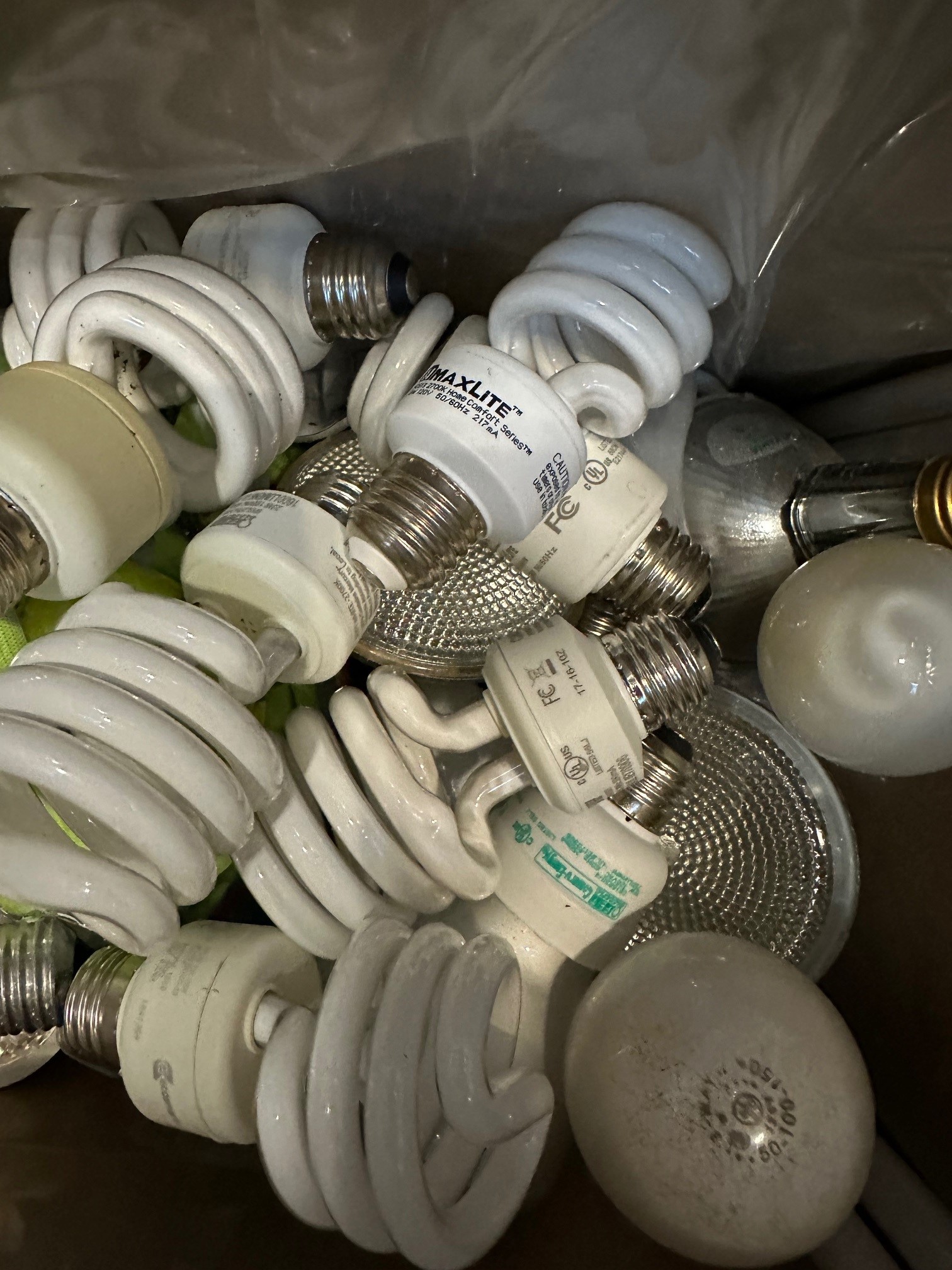 Light Bulbs Up Close