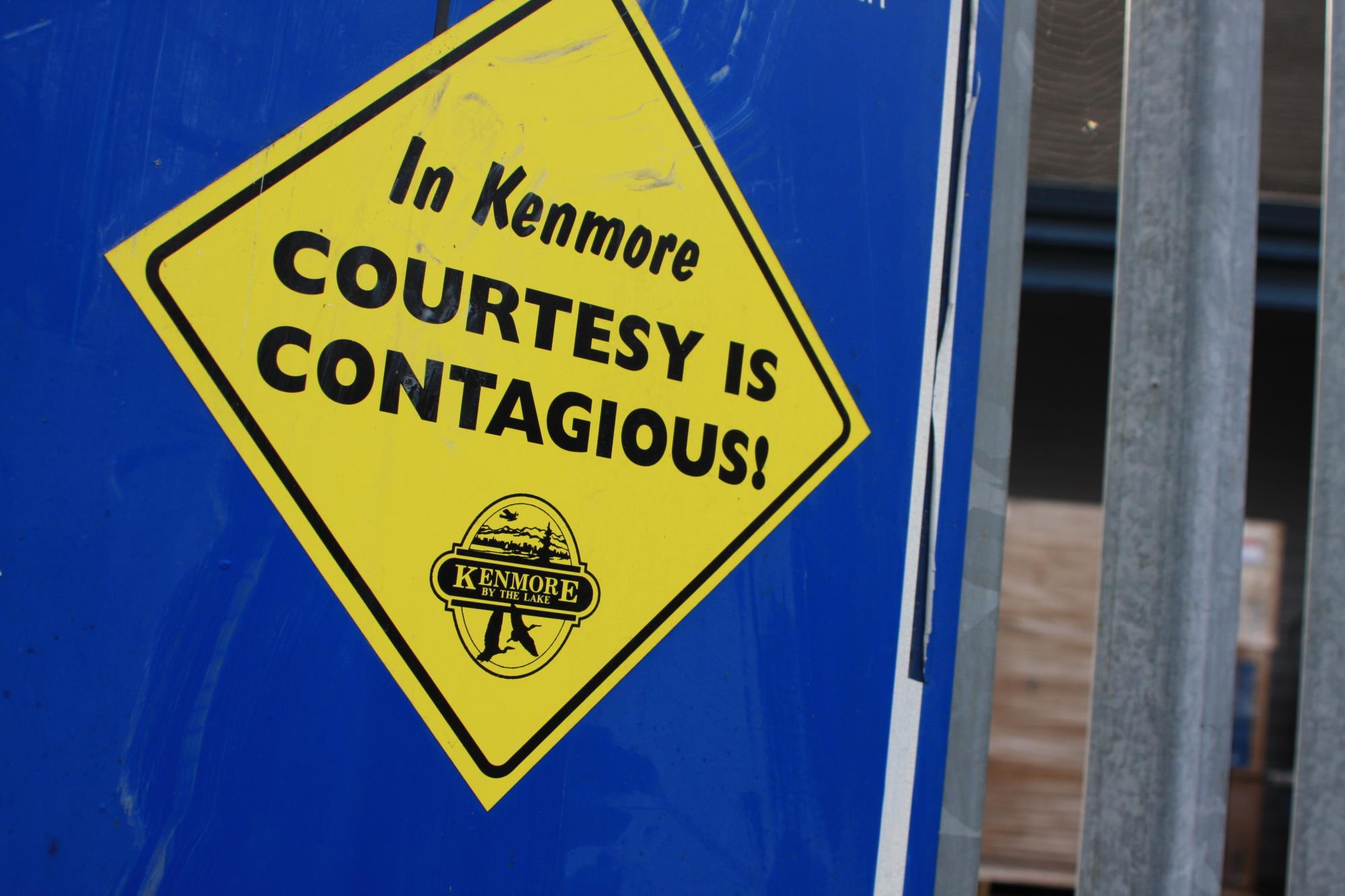 Courtesy is Contagious Sticker