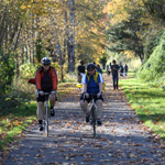 Bikers on the Burke-Gilman Trail