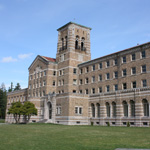 Large brick building at park 